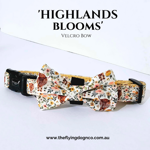 Highlands Blooms- adjustable soft collar