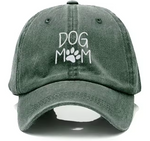 'Dog Mum' Embroidered Adult Hat - Green