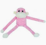 Crinkle monkey Squeaker Dog Toy